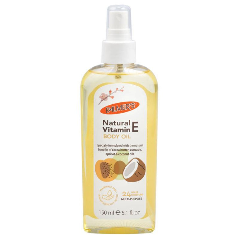 Palmer's Cocoa Butter Natural Vitamin E Body Oil 150ml front image on Livehealthy HK imported from Australia