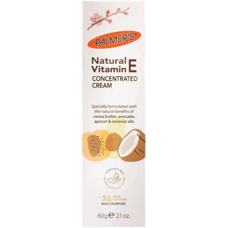 Palmer's Cocoa Butter Natural Vitamin E Cream 60g front image on Livehealthy HK imported from Australia