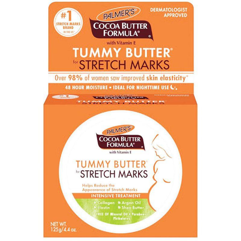 Palmer's Cocoa Butter Tummy Butter for Stretch Marks 125g front image on Livehealthy HK imported from Australia