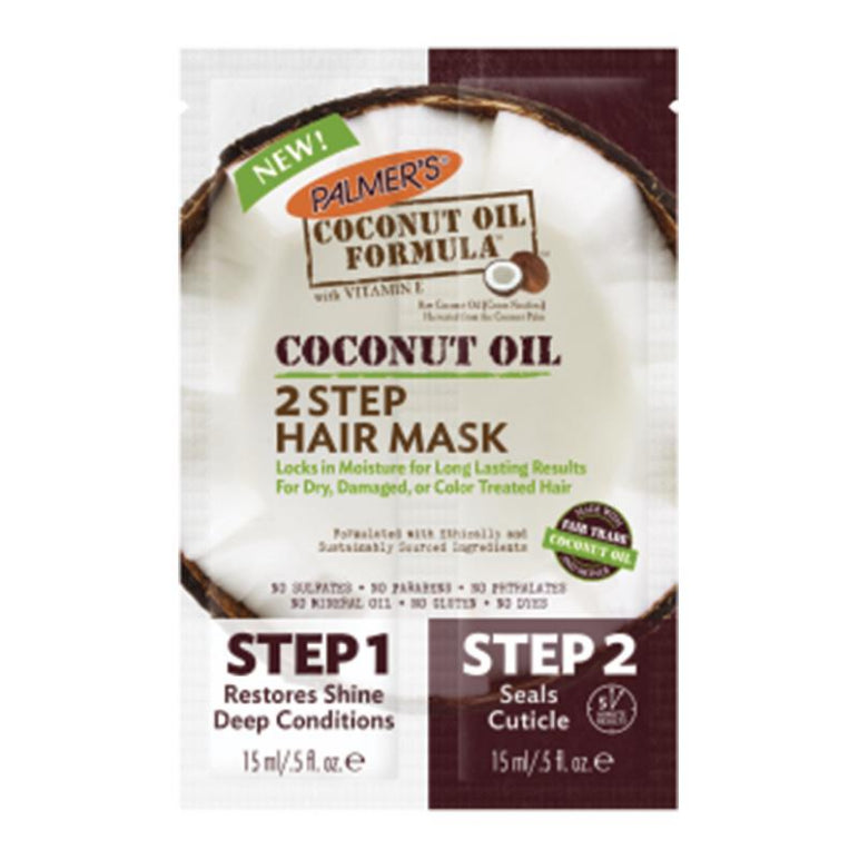 Palmer's Coconut Oil 2 Step Hair Mask 30ml front image on Livehealthy HK imported from Australia