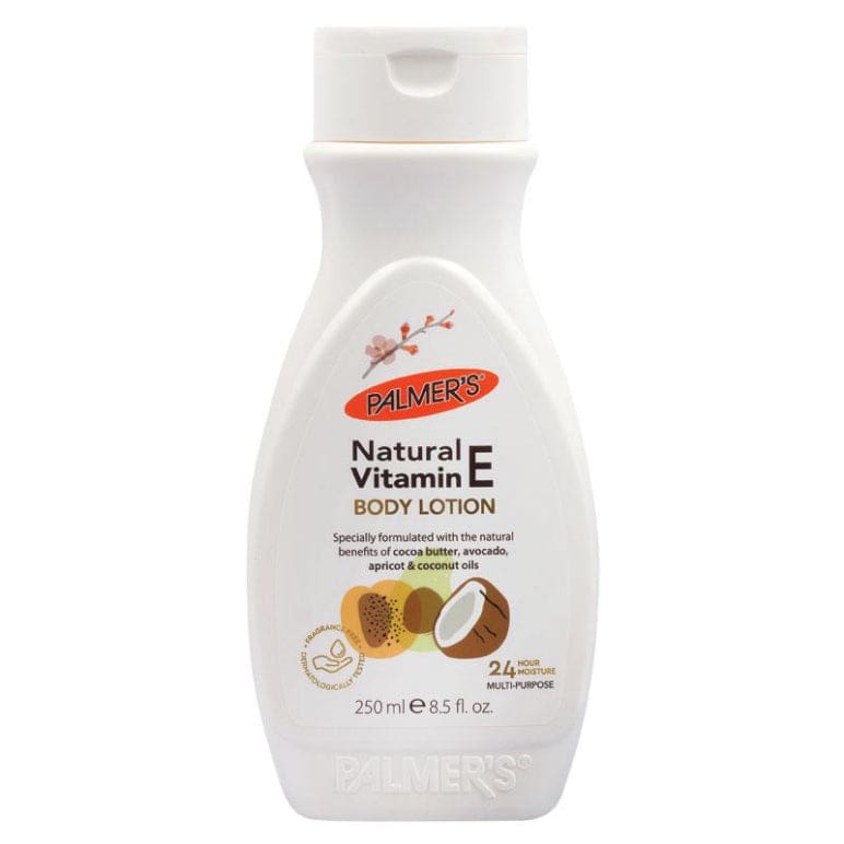 Palmer's Cocoa Butter Natural Vitamin E Body Lotion 250ml front image on Livehealthy HK imported from Australia