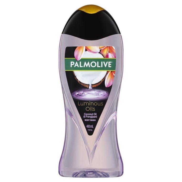 Palmolive Luminous Oils Body Wash Enriching Coconut Oil with Frangipani 400mL front image on Livehealthy HK imported from Australia