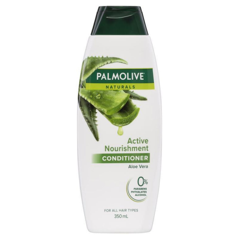 Palmolive Naturals Active Nourishment Normal Hair Conditioner Aloe Vera & Fruit Vitamins 350mL front image on Livehealthy HK imported from Australia