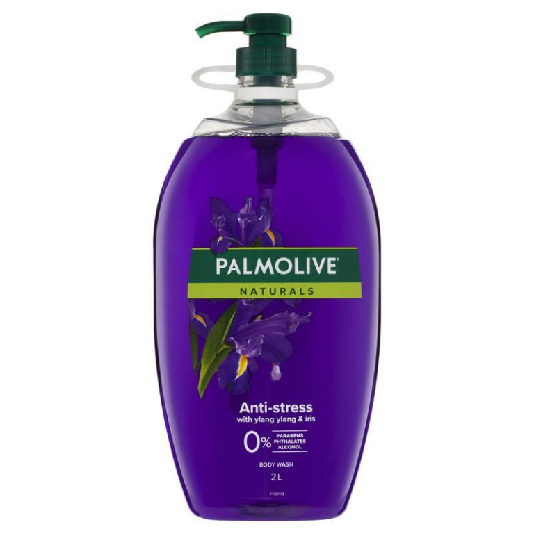 Palmolive Naturals Body Wash Anti Stress Shower Gel 2L front image on Livehealthy HK imported from Australia