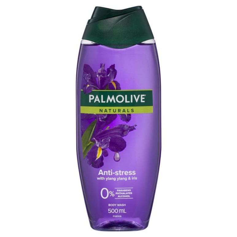 Palmolive Naturals Body Wash Anti Stress Shower Gel 500ml front image on Livehealthy HK imported from Australia