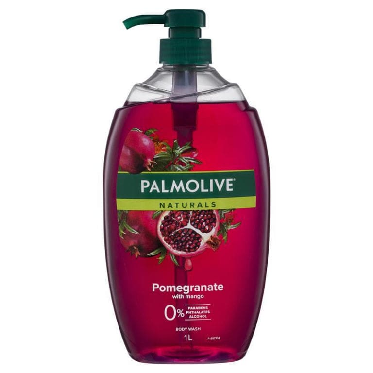 Palmolive Naturals Body Wash Pomegranate with Mango Shower Gel 1L front image on Livehealthy HK imported from Australia