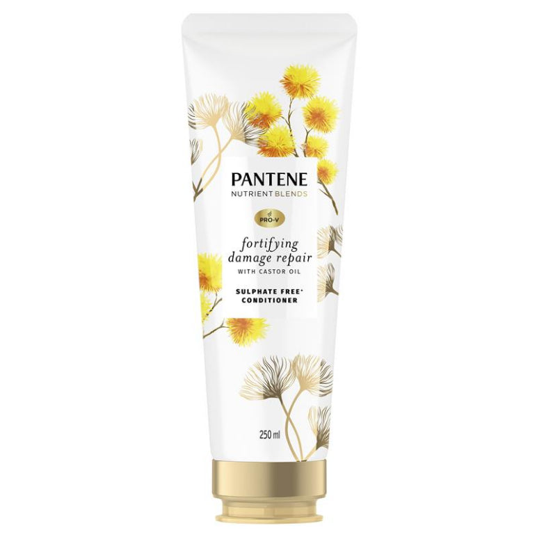 Pantene Pro V Nutrient Blends Fortifying Damage Repair Conditioner 250ml front image on Livehealthy HK imported from Australia