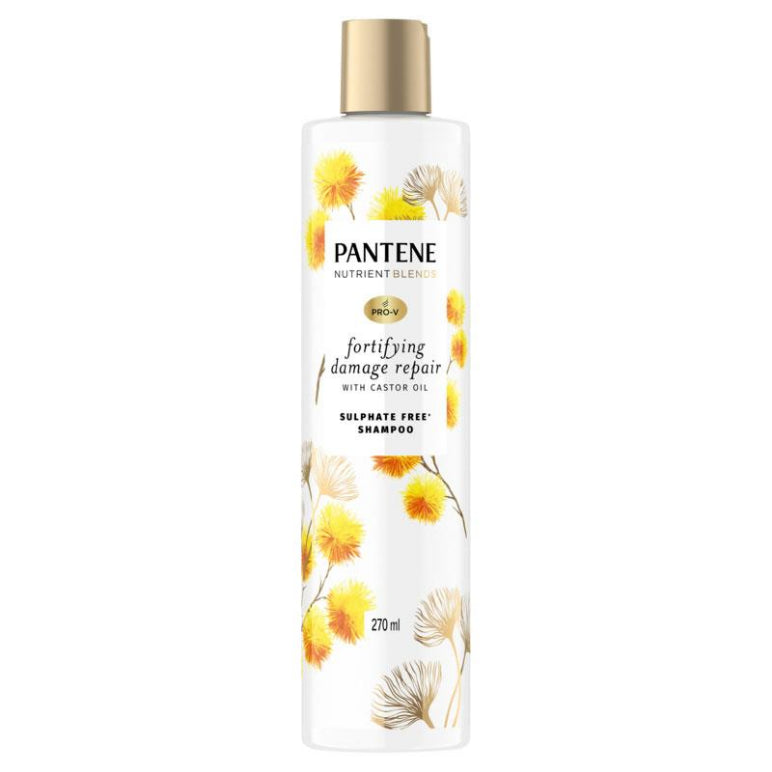 Pantene Pro V Nutrient Blends Fortifying Damage Repair Shampoo 270ml front image on Livehealthy HK imported from Australia