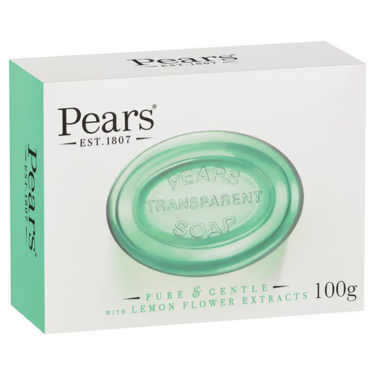Pears Oil Clear Soap 100g front image on Livehealthy HK imported from Australia