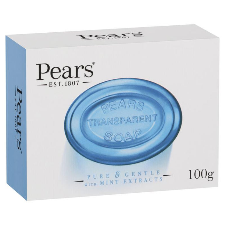 Pears Soap Mint 100g front image on Livehealthy HK imported from Australia