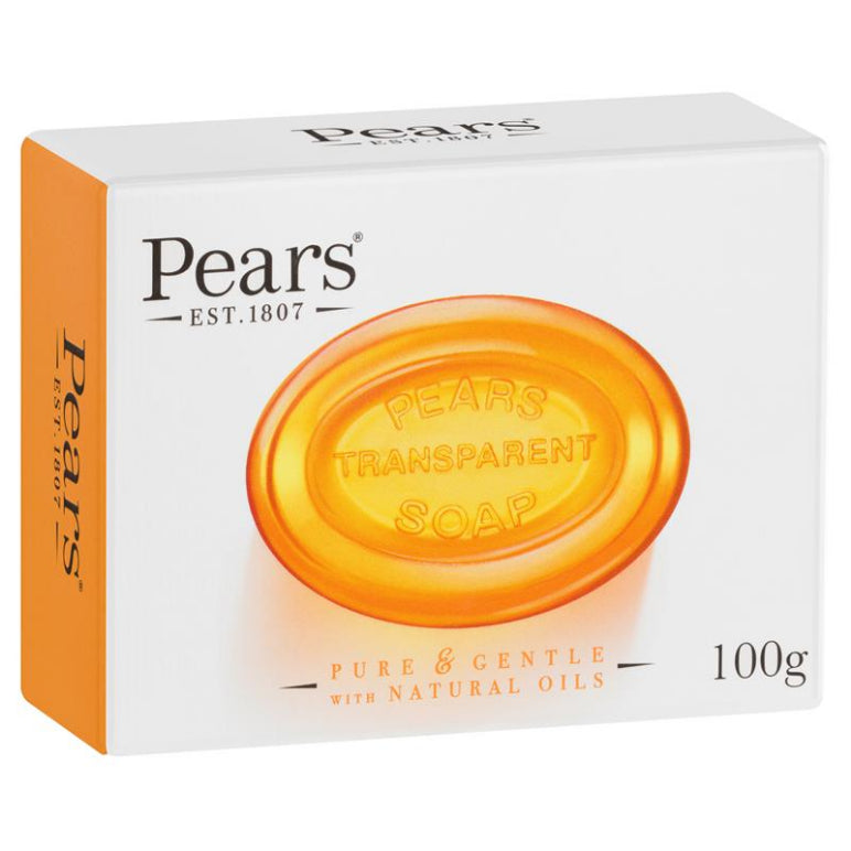 Pears Soap Transparent 100g front image on Livehealthy HK imported from Australia