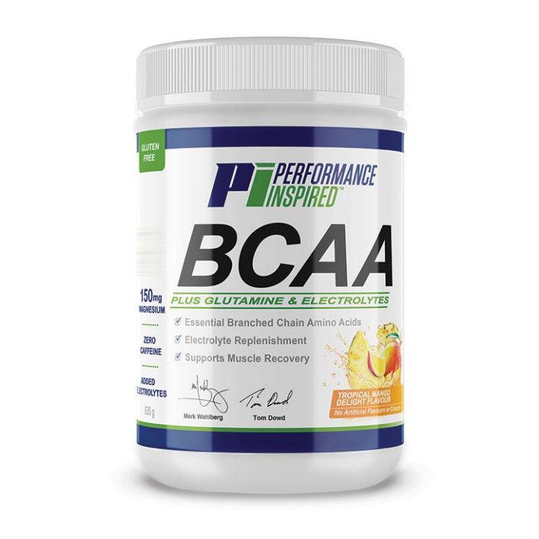 Performance Inspired BCAA Plus Pineapple Mango Delight 630g front image on Livehealthy HK imported from Australia