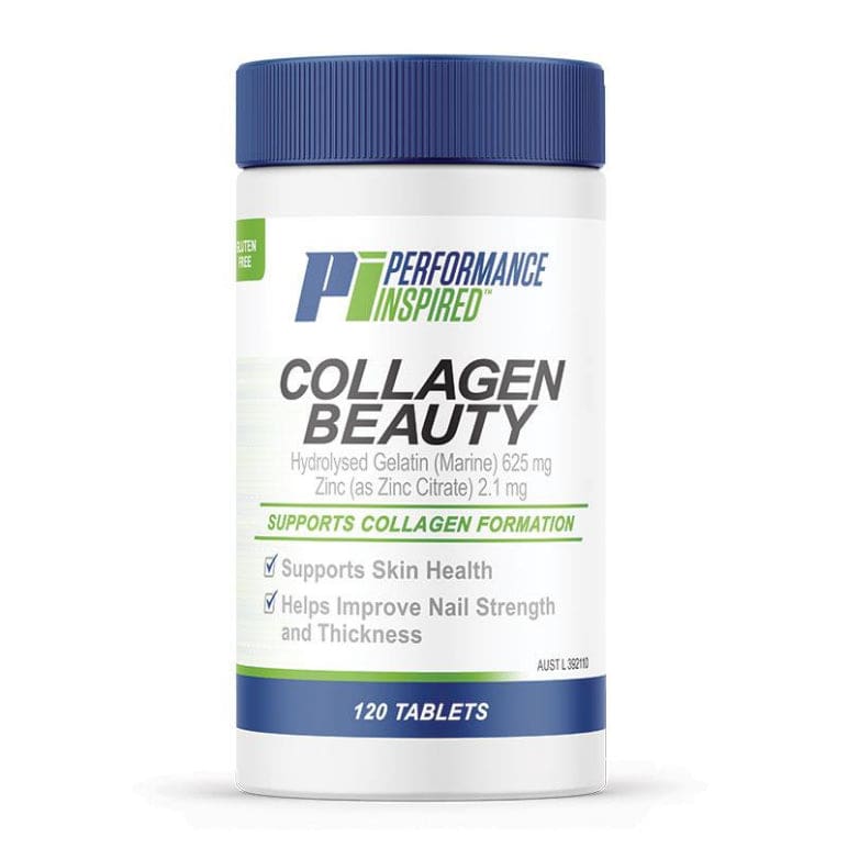 Performance Inspired Beauty Support Collagen 120 Tablets front image on Livehealthy HK imported from Australia