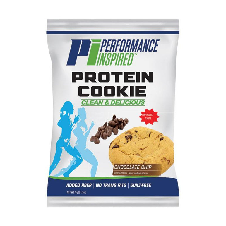 Performance Inspired Protein Cookie Chocolate Chip 71g front image on Livehealthy HK imported from Australia