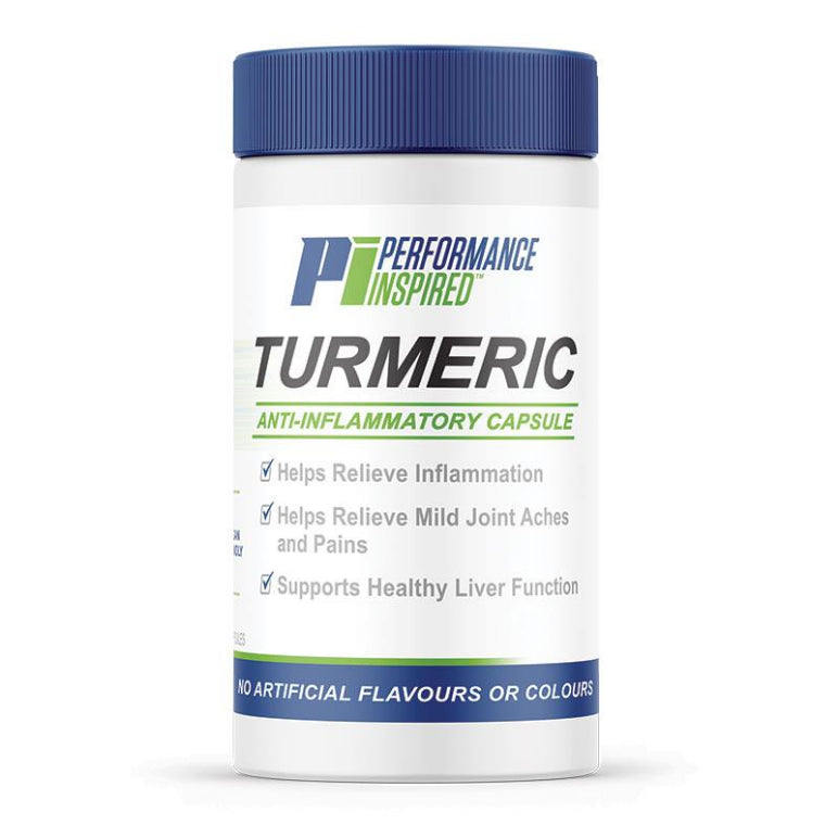 Performance Inspired Turmeric 120 Capsules front image on Livehealthy HK imported from Australia