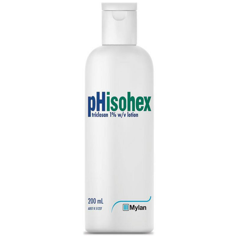 Phisohex Antibacterial Face Wash 200ml front image on Livehealthy HK imported from Australia