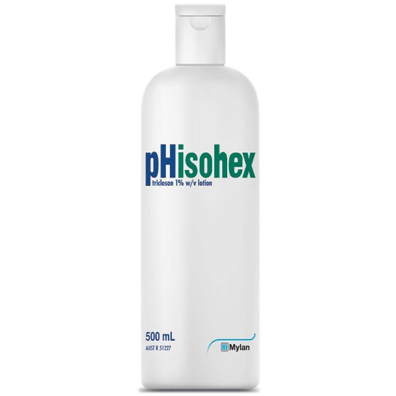 Phisohex Antibacterial Face Wash 500ml front image on Livehealthy HK imported from Australia