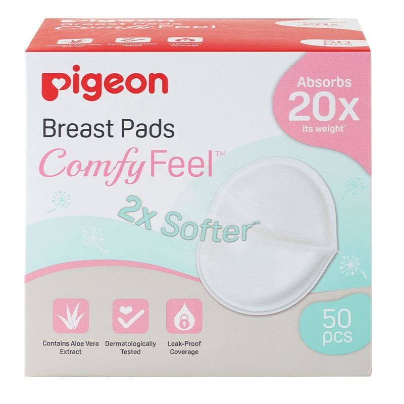 Pigeon Comfy Feel Breast Pads 50 Pieces front image on Livehealthy HK imported from Australia