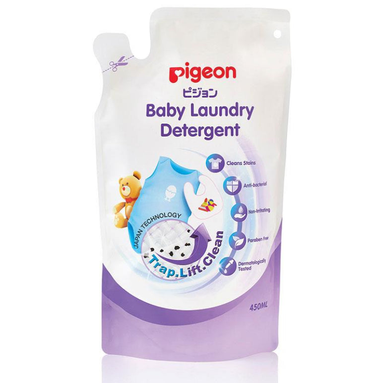 Pigeon Ultra Clean Laundry Detergent Liquid Refill 450ml front image on Livehealthy HK imported from Australia