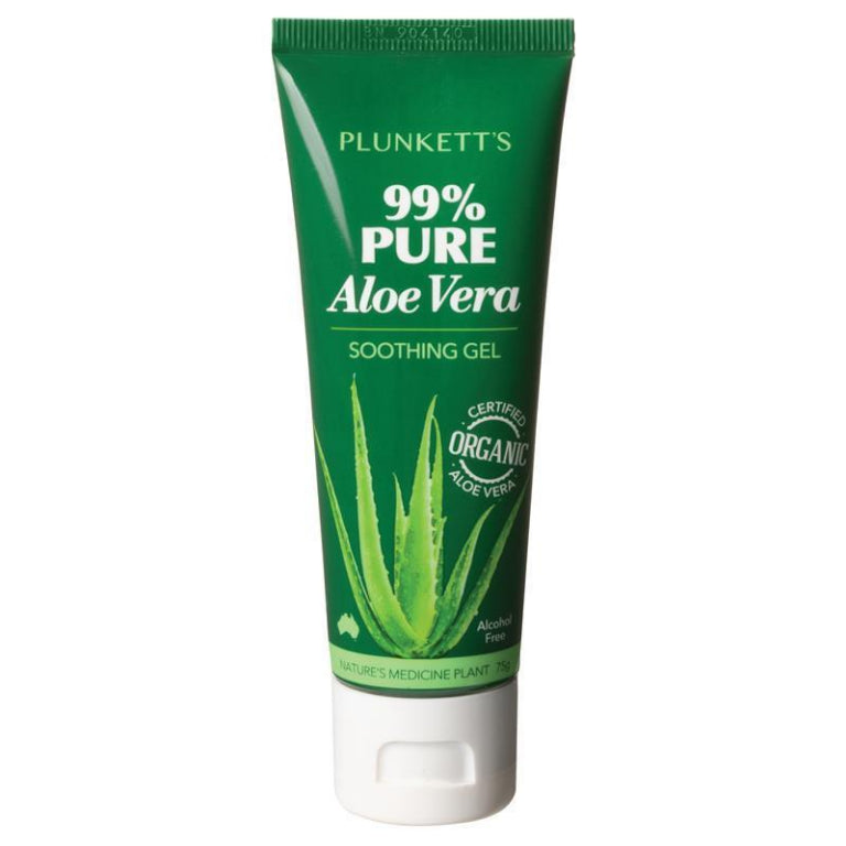 Plunkett Aloe Vera Gel 75g front image on Livehealthy HK imported from Australia