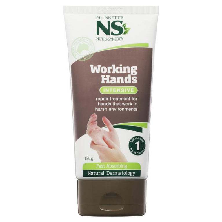 Plunkett NS Working Hands Intensive 150g front image on Livehealthy HK imported from Australia