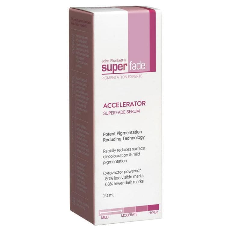 Plunkett Superfade Accelerator Serum 20ml front image on Livehealthy HK imported from Australia