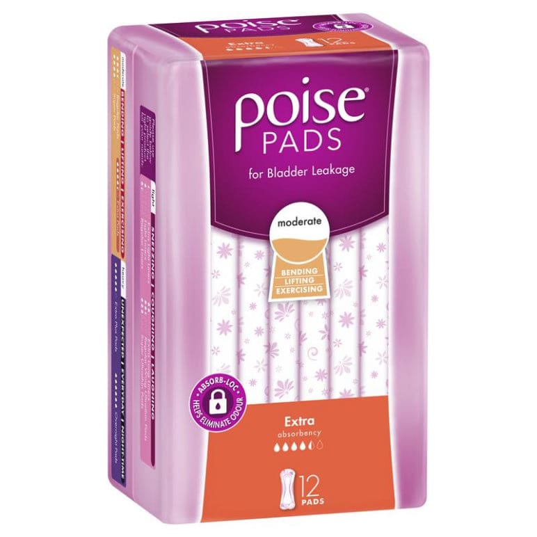 Poise Pads Extra 12 front image on Livehealthy HK imported from Australia