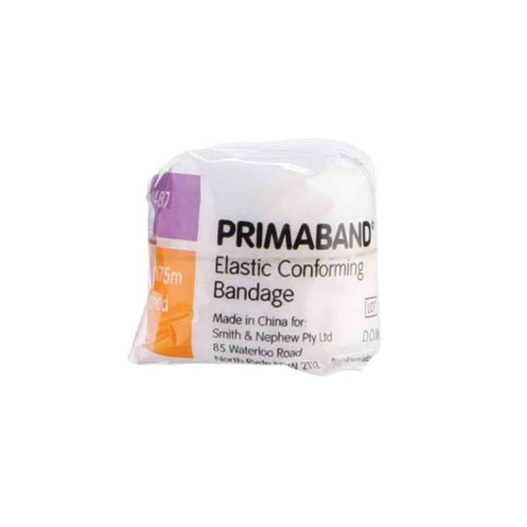 Primaband Elastic Conforming Bandage 2.5cm x 1.75m front image on Livehealthy HK imported from Australia