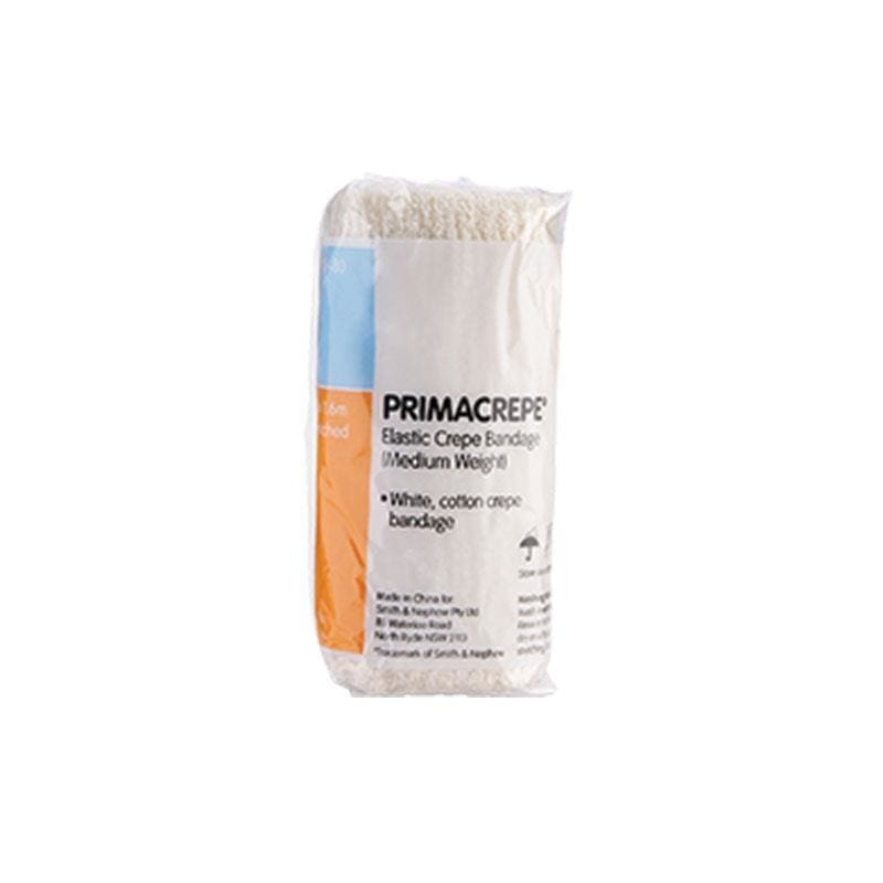 Primacrepe Elastic Crepe Bandage Medium 10cm x 1.6m front image on Livehealthy HK imported from Australia
