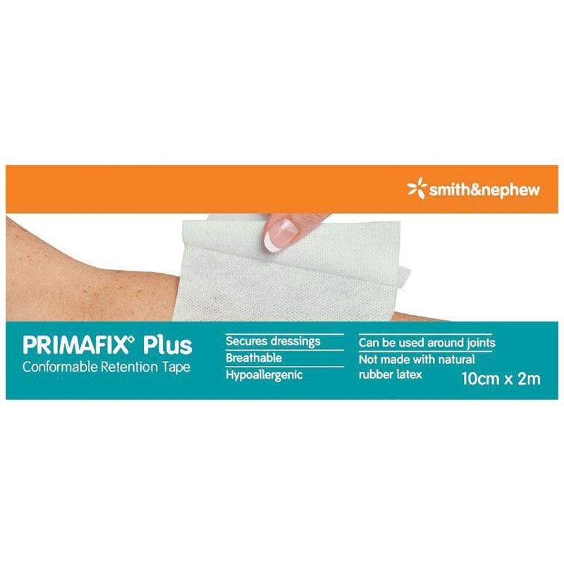 Primafix Plus Conformable Retention Tape 10cm x 2m front image on Livehealthy HK imported from Australia