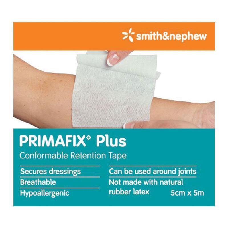 Primafix Plus Conformable Retention Tape 5cm x 5m front image on Livehealthy HK imported from Australia
