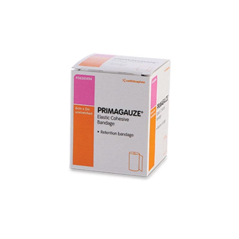 Primagauze Elastic Cohesive Bandage 6cm x 2m front image on Livehealthy HK imported from Australia