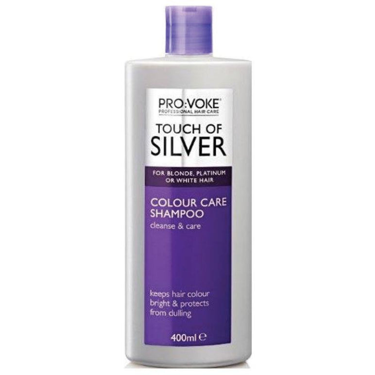 Provoke Touch Of Silver Colour Care Shampoo 400ml front image on Livehealthy HK imported from Australia