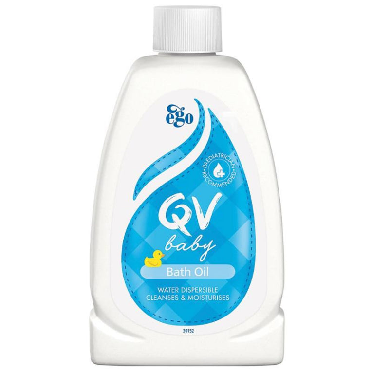 QV Baby Bath Oil 250Ml Shower & Bath Oil front image on Livehealthy HK imported from Australia