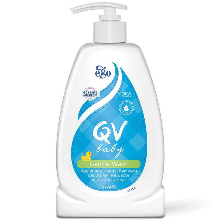 QV Baby Gentle Wash 500G front image on Livehealthy HK imported from Australia