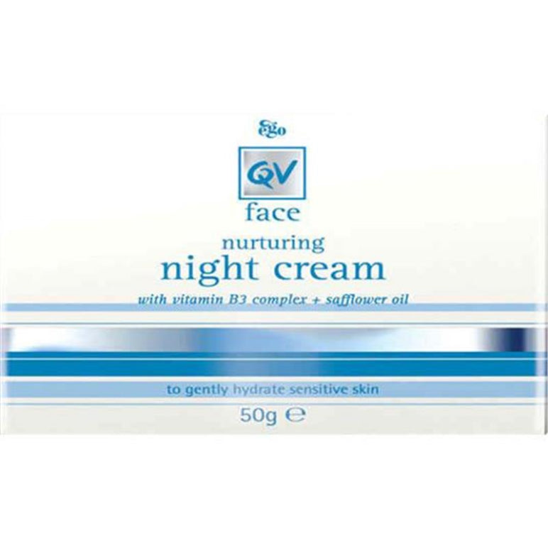 QV Face Night Cream 50G With Vitamin B3 front image on Livehealthy HK imported from Australia