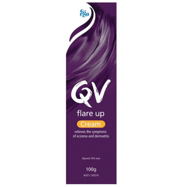 QV Flare Up Cream 100G Eczema Prone front image on Livehealthy HK imported from Australia