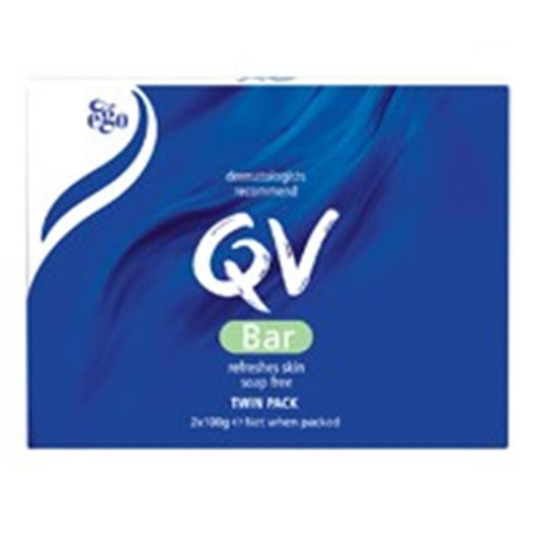 QV Wash Cleansing Bar 100G Twin Pack front image on Livehealthy HK imported from Australia