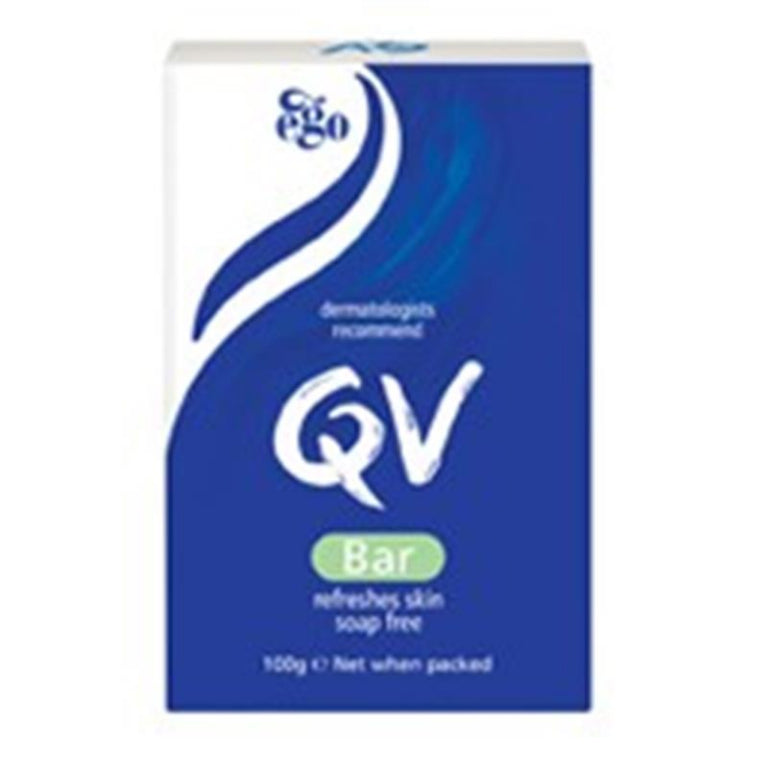 QV Wash Cleansing Bar 100G front image on Livehealthy HK imported from Australia