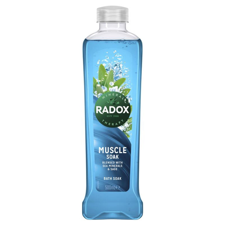 Radox Muscle Shower Gel 500ml front image on Livehealthy HK imported from Australia