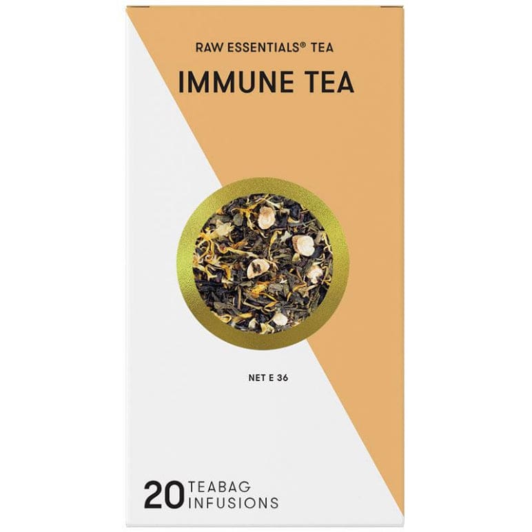 Raw Essentials Tea Immune Infusions 20 Tea Bags front image on Livehealthy HK imported from Australia