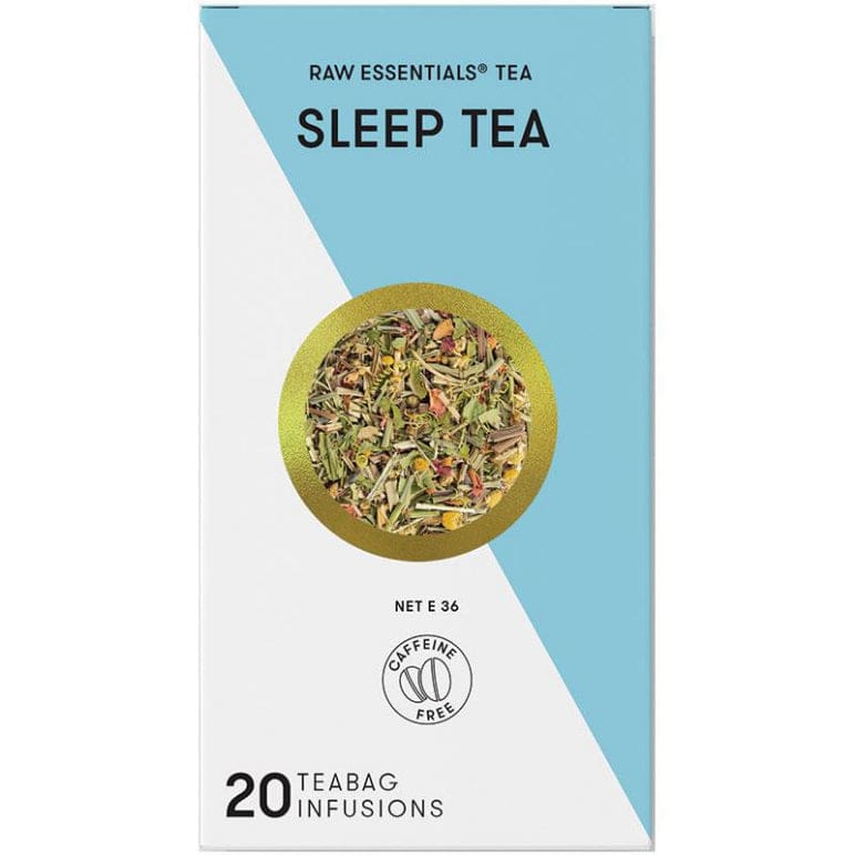 Raw Essentials Tea Sleep Infusions 20 Tea Bags front image on Livehealthy HK imported from Australia