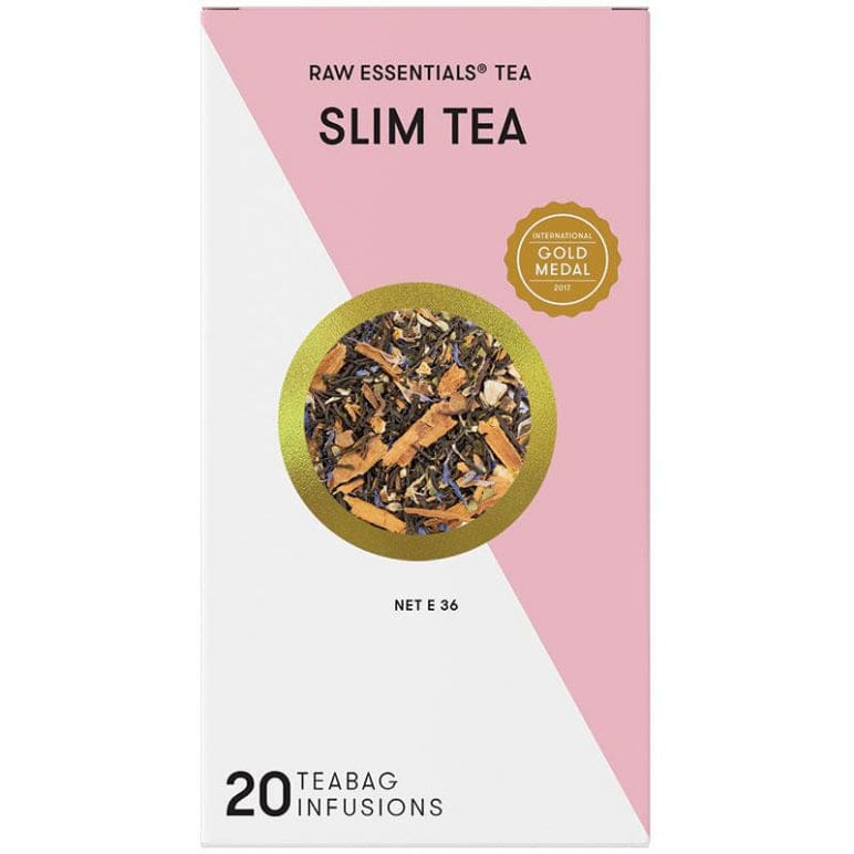 Raw Essentials Tea Slim Infusions 20 Tea Bags front image on Livehealthy HK imported from Australia