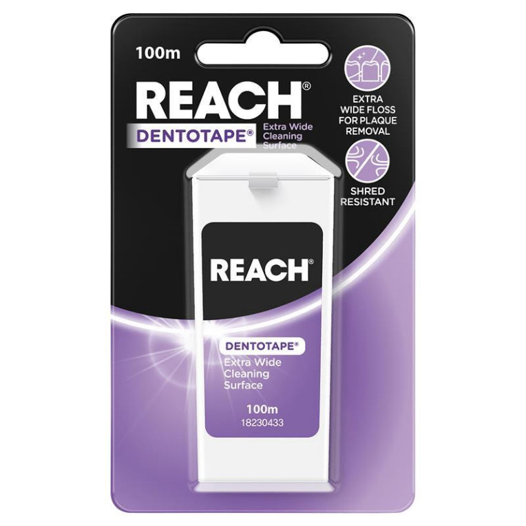 Reach Dentotape 100m front image on Livehealthy HK imported from Australia