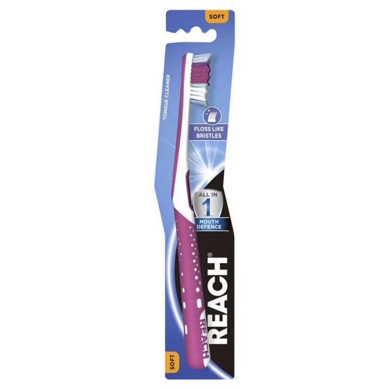 Reach Toothbrush All in One Mouth Defence Soft front image on Livehealthy HK imported from Australia