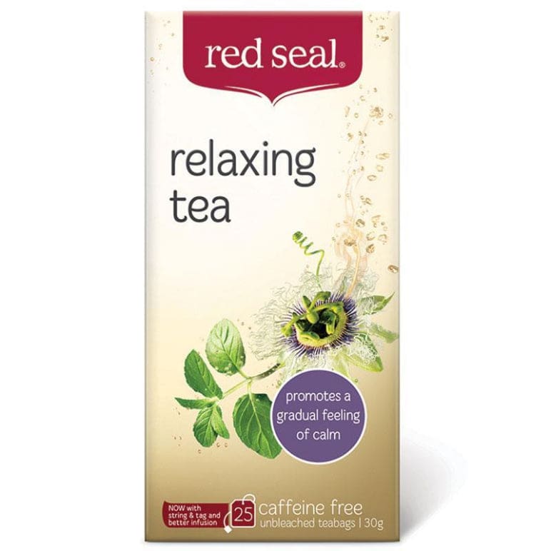 Red Seal Relaxing 25 Tea Bags front image on Livehealthy HK imported from Australia