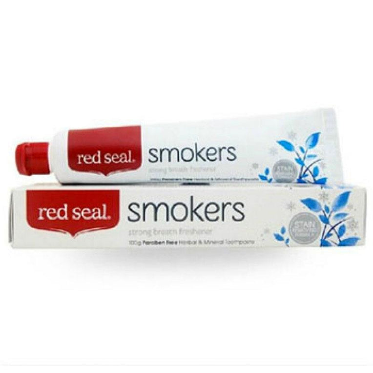Red Seal Smokers Toothpaste front image on Livehealthy HK imported from Australia