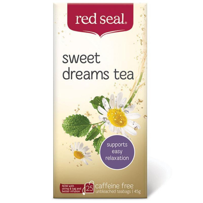 Red Seal Sweet Dreams 25 Tea Bags front image on Livehealthy HK imported from Australia