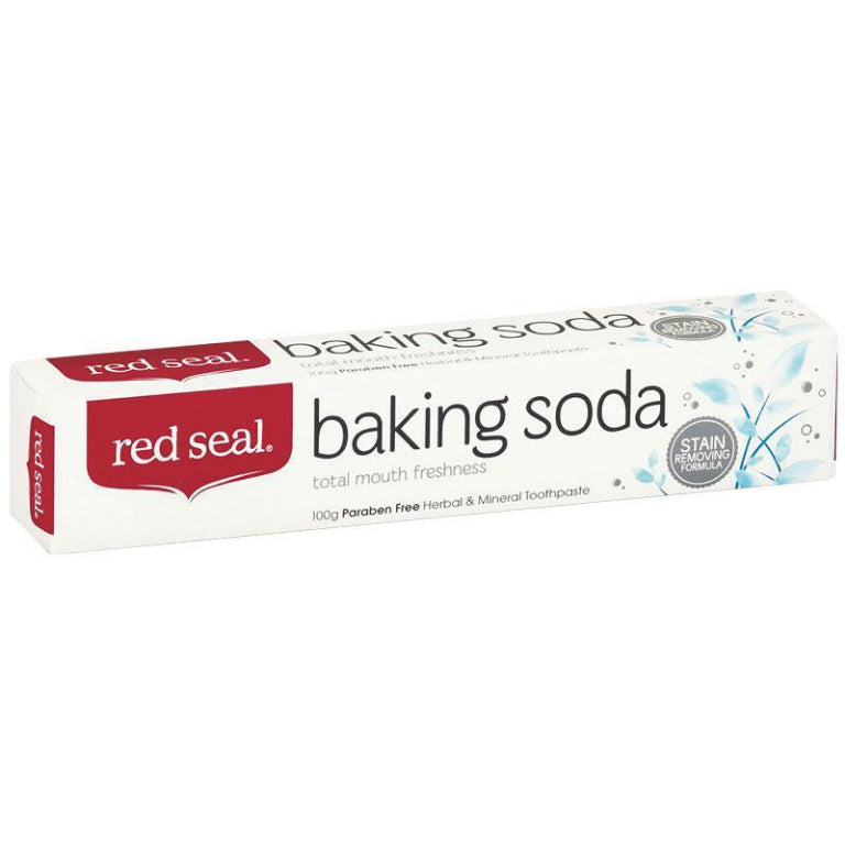 Red Seal Toothpaste Baking Soda front image on Livehealthy HK imported from Australia