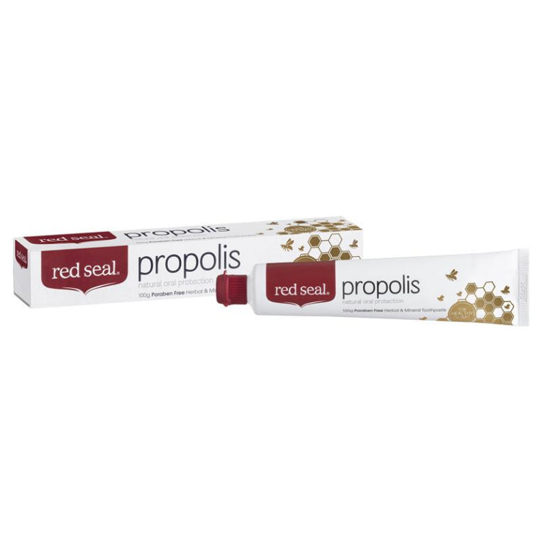 Red Seal Toothpaste Propolis front image on Livehealthy HK imported from Australia